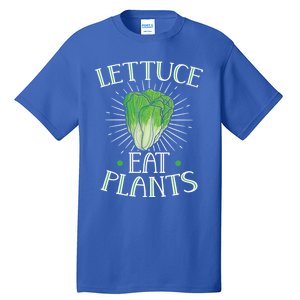 Animal Love Vegetarian Vegan Lettuce Eat Plants Meaningful Gift Tall T-Shirt