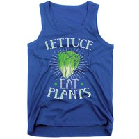 Animal Love Vegetarian Vegan Lettuce Eat Plants Meaningful Gift Tank Top