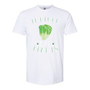 Animal Love Vegetarian Vegan Lettuce Eat Plants Meaningful Gift Softstyle CVC T-Shirt