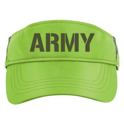 Army Logo Vintage Thin Line American Flag Back And Front Adult Drive Performance Visor