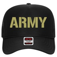 Army Logo Vintage Thin Line American Flag Back And Front Trucker Hat