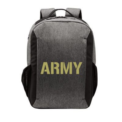 Army Logo Vintage Thin Line American Flag Back And Front Vector Backpack