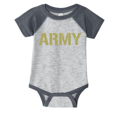 Army Logo Vintage Thin Line American Flag Back And Front Infant Baby Jersey Bodysuit