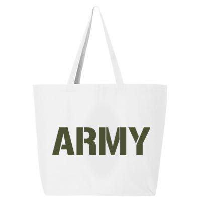 Army Logo Vintage Thin Line American Flag Back And Front 25L Jumbo Tote