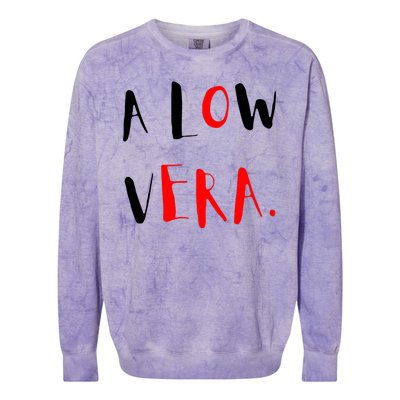 A Low Vera Colorblast Crewneck Sweatshirt