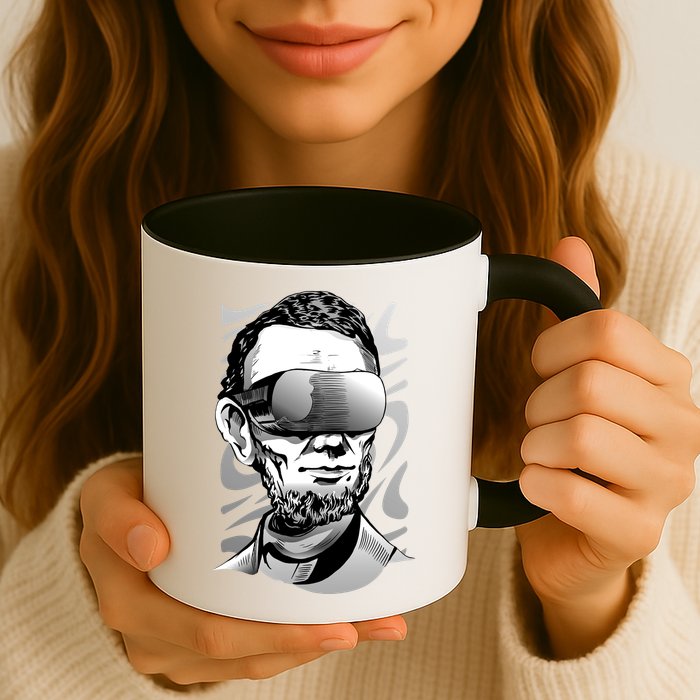 Abraham Lincoln Virtual Reality Glasses Mug