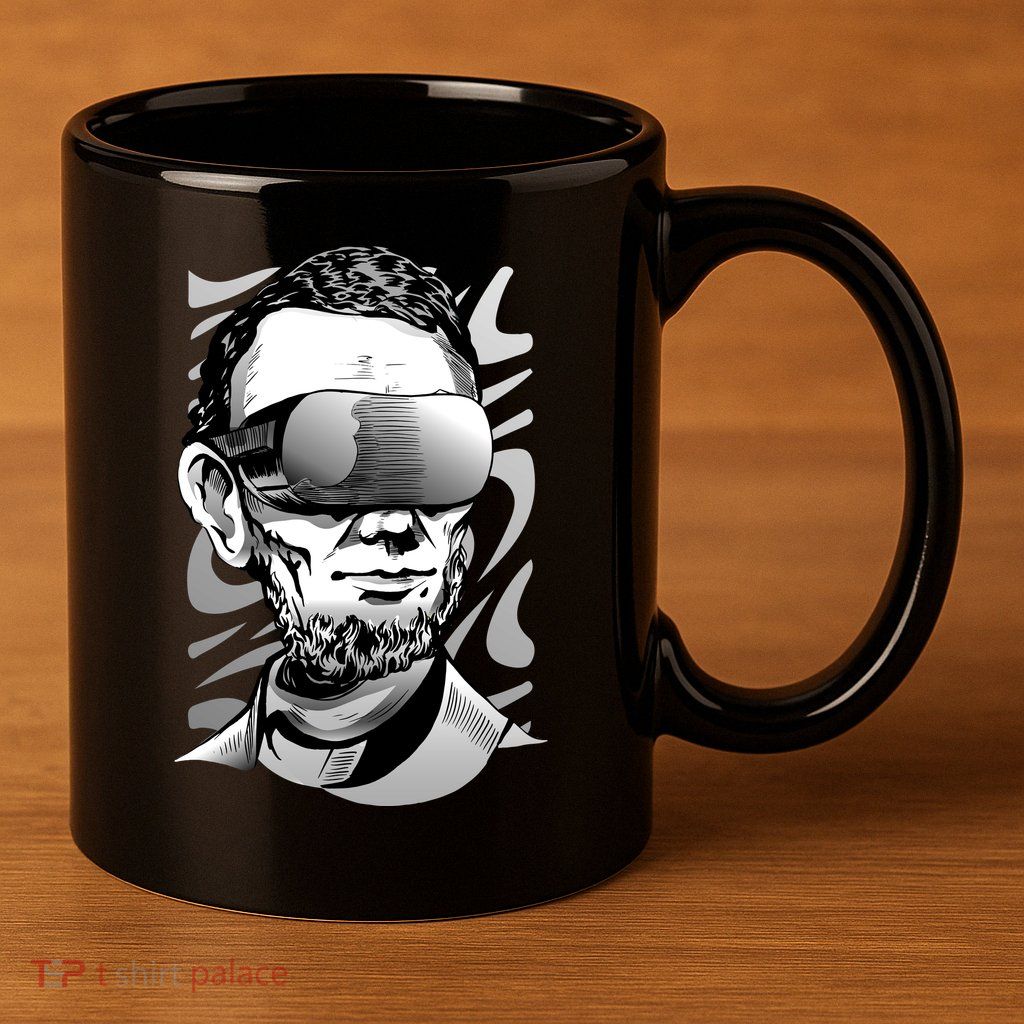 Abraham Lincoln Virtual Reality Glasses 11oz C Handle Ceramic Mug
