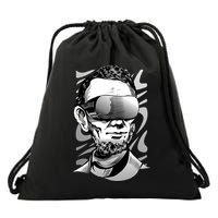 Abraham Lincoln Virtual Reality Glasses Drawstring Bag