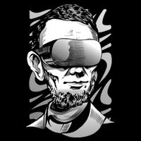 Abraham Lincoln Virtual Reality Glasses Drawstring Bag