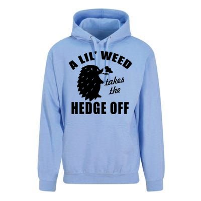 A Lil' Weed Takes The Hedge Off Unisex Surf Hoodie