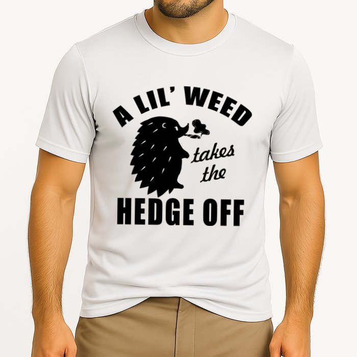 A Lil' Weed Takes The Hedge Off Cooling Performance Crew T-Shirt