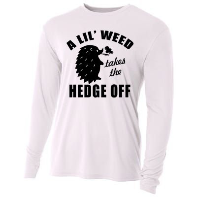 A Lil' Weed Takes The Hedge Off Cooling Performance Long Sleeve Crew