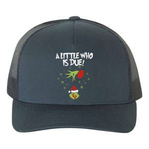 A Little Who Is Due Pregnancy Announcement Yupoong Adult 5-Panel Trucker Hat