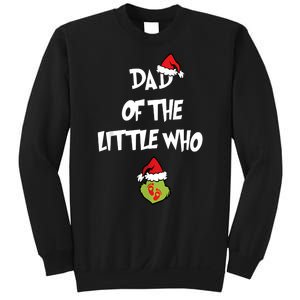 A Little Who Is Due Christmas Pregnancy Couples Matching Sweatshirt