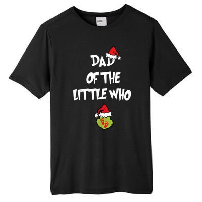 A Little Who Is Due Christmas Pregnancy Couples Matching Tall Fusion ChromaSoft Performance T-Shirt