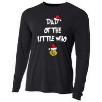 A Little Who Is Due Christmas Pregnancy Couples Matching Cooling Performance Long Sleeve Crew