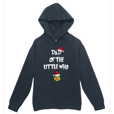 A Little Who Is Due Christmas Pregnancy Couples Matching Urban Pullover Hoodie