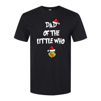 A Little Who Is Due Christmas Pregnancy Couples Matching Softstyle CVC T-Shirt