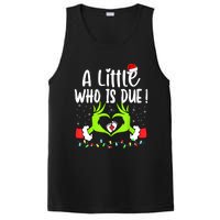 A Little Who Is Due Funny Christmas Pregnancy Announcement PosiCharge Competitor Tank