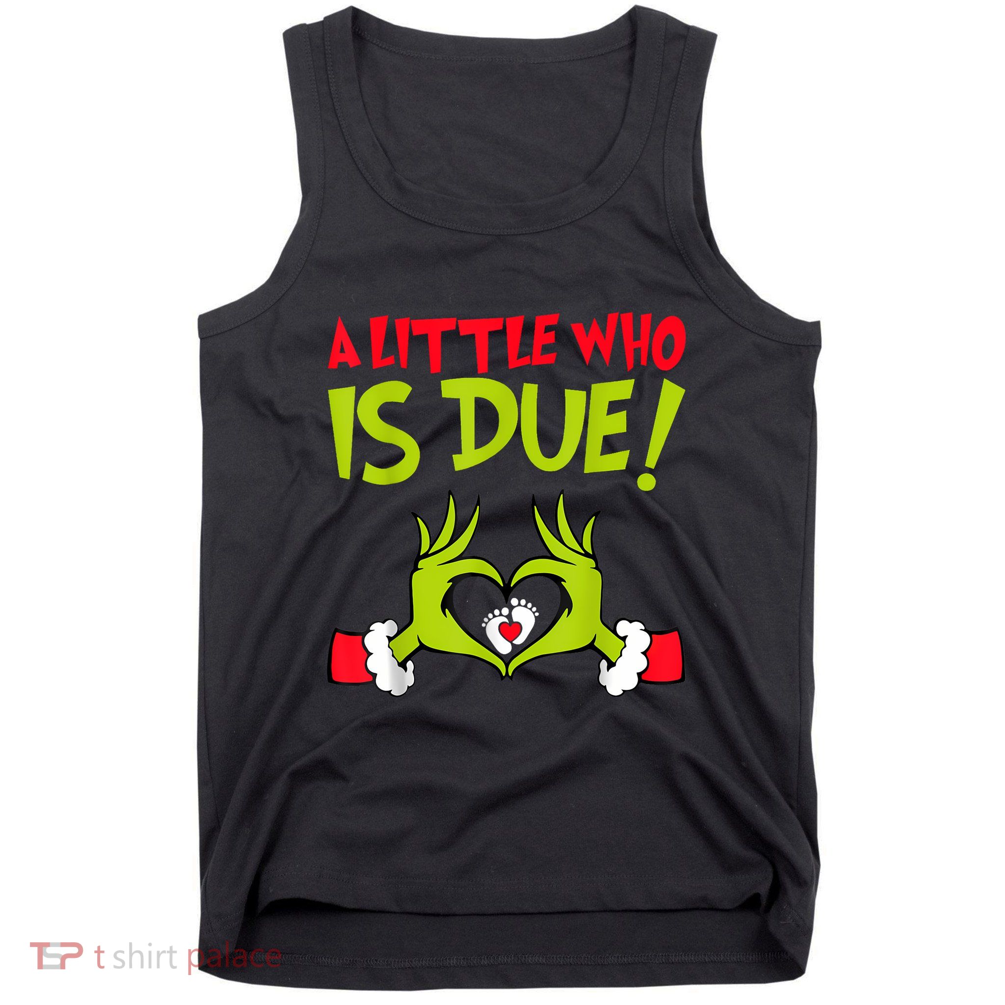 A Little Who Is Due Love Christmas Nurse Tank Top