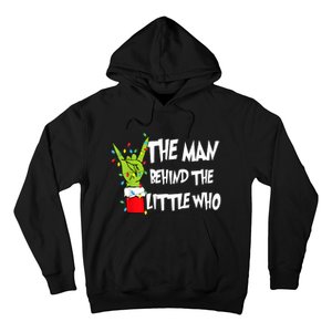 A Little Who Is Due Christmas Pregnancy Couples Matching Hoodie