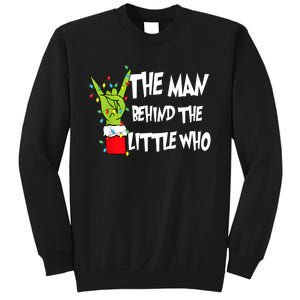 A Little Who Is Due Christmas Pregnancy Couples Matching Sweatshirt