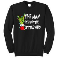 A Little Who Is Due Christmas Pregnancy Couples Matching Sweatshirt