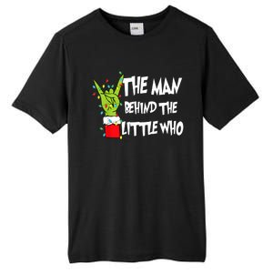 A Little Who Is Due Christmas Pregnancy Couples Matching Tall Fusion ChromaSoft Performance T-Shirt