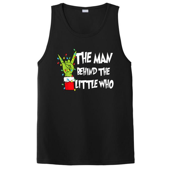 A Little Who Is Due Christmas Pregnancy Couples Matching PosiCharge Competitor Tank