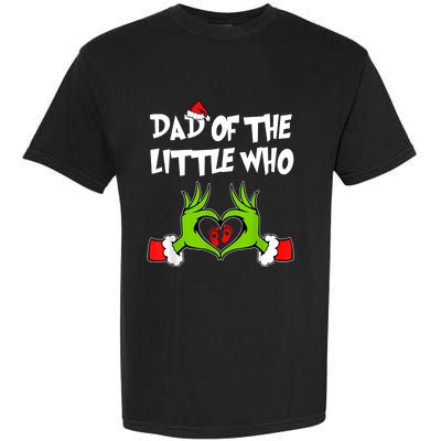 A Little Who Is Due Christmas Pregnancy Couples Matching Garment-Dyed Heavyweight T-Shirt