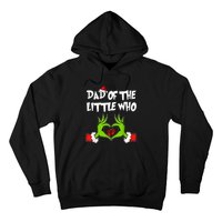 A Little Who Is Due Christmas Pregnancy Couples Matching Hoodie