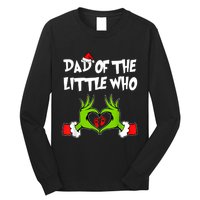 A Little Who Is Due Christmas Pregnancy Couples Matching Long Sleeve Shirt