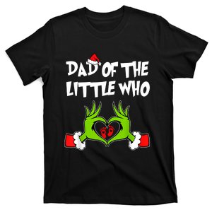 A Little Who Is Due Christmas Pregnancy Couples Matching T-Shirt