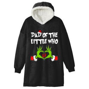 A Little Who Is Due Christmas Pregnancy Couples Matching Hooded Wearable Blanket