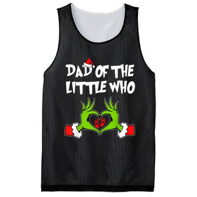 A Little Who Is Due Christmas Pregnancy Couples Matching Mesh Reversible Basketball Jersey Tank