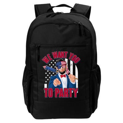 Abraham Lincoln We Want You To Party Backpack
