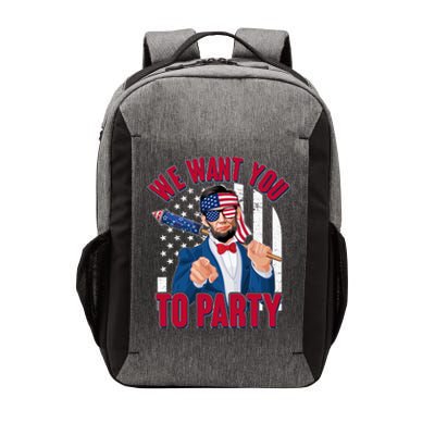 Abraham Lincoln We Want You To Party Vector Backpack