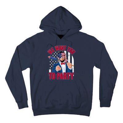 Abraham Lincoln We Want You To Party Tall Hoodie