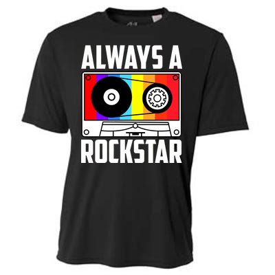 Always A Rockstar Vintage Casette Cooling Performance Crew T-Shirt