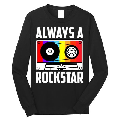Always A Rockstar Vintage Casette Long Sleeve Shirt