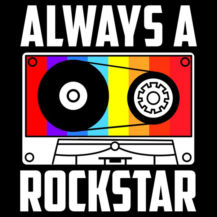 Always A Rockstar Vintage Casette Apron