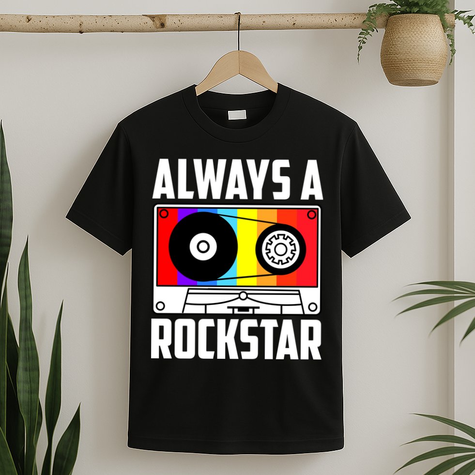Always A Rockstar Vintage Casette T-Shirt
