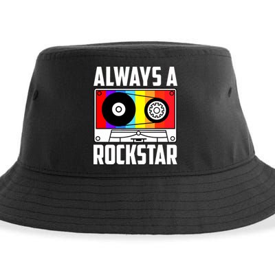 Always A Rockstar Vintage Casette Sustainable Bucket Hat