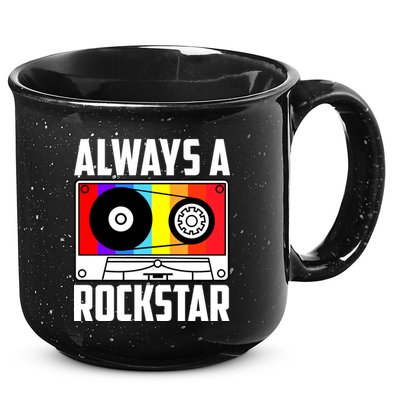 Always A Rockstar Vintage Casette 15oz Campfire Ceramic Mug