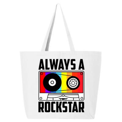 Always A Rockstar Vintage Casette 25L Jumbo Tote