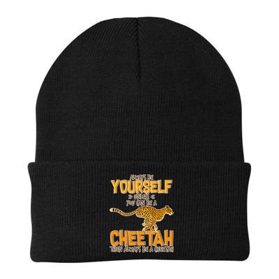 Always Be A Cheetah Knit Cap Winter Beanie