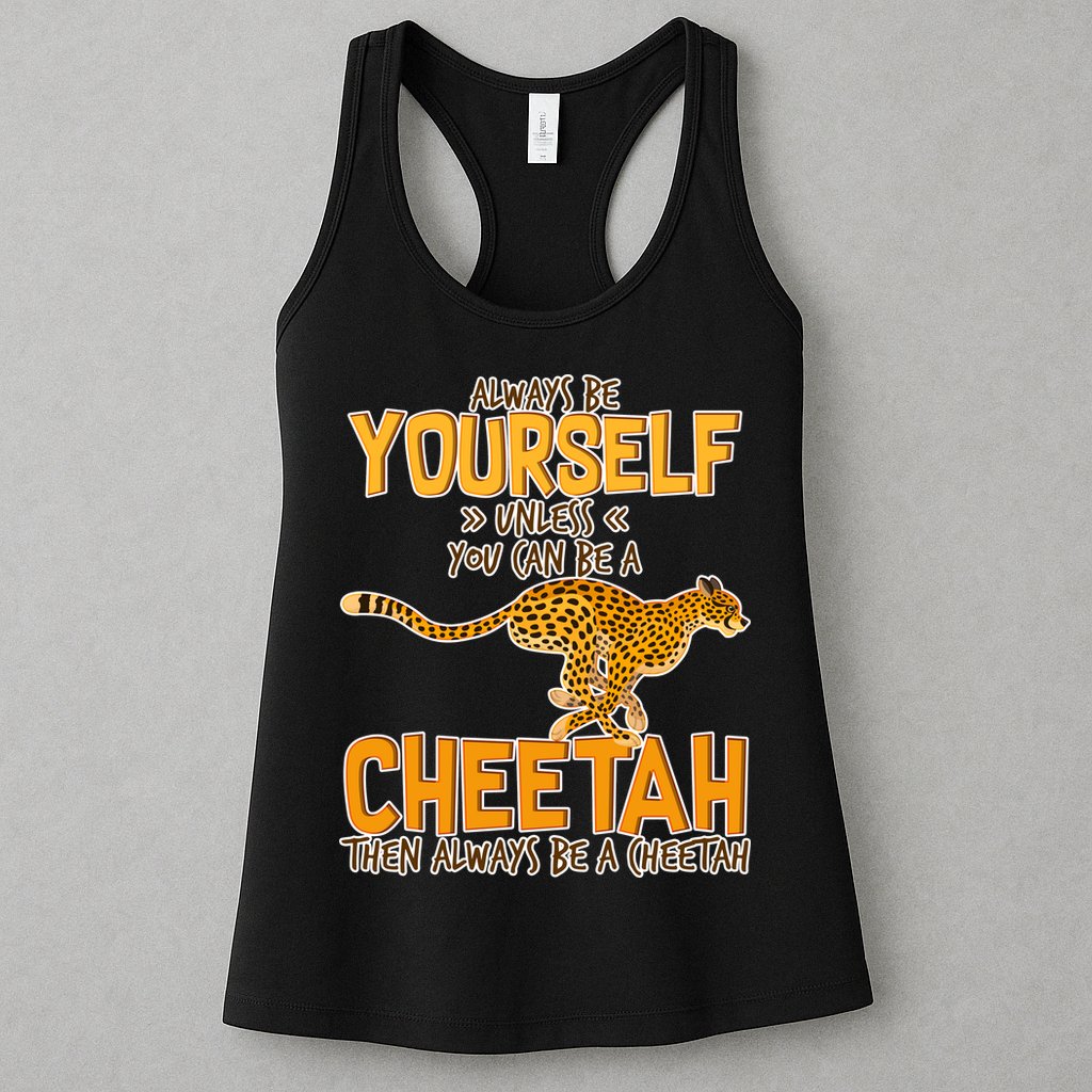 Always Be A Cheetah Womens Tank Top