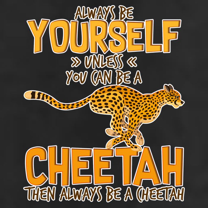 Always Be A Cheetah Golf Towel