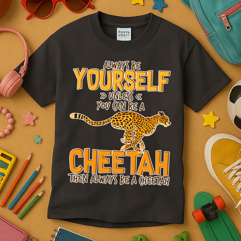 Always Be A Cheetah Kids T-Shirt