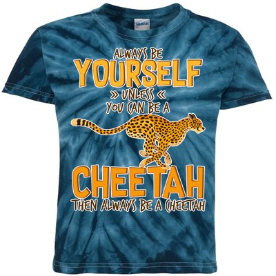 Always Be A Cheetah Kids Tie-Dye T-Shirt